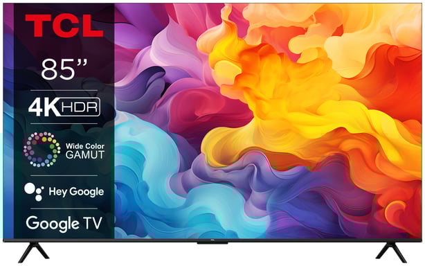 TCL P655 85P655 TV 2,16 m (85'') 4K Ultra HD Smart TV Wifi Noir 450 cd/m²