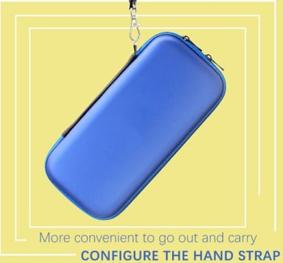 Funda con 9 accesorios para Nintendo Switch OLED, Azul Blue