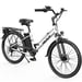 VéLo Électrique C26-2 | Moteur 500W | Batterie 48V 7.8Ah | Pneus 26 Pouces | Vitesse Max 25 km/h | Autonomie 45 km | Blanc