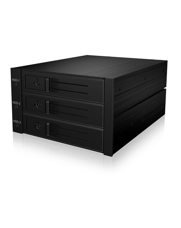 ICY BOX IB 563SSK 2x 5 25 Plateau de stockage de disques Neuf - vue 2