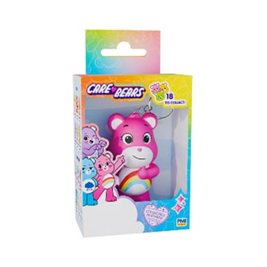 Figurine porte-clés Care Bears GP TOYS 5 cm modèle ???????ionnable anneau métal Jaune - Neuf