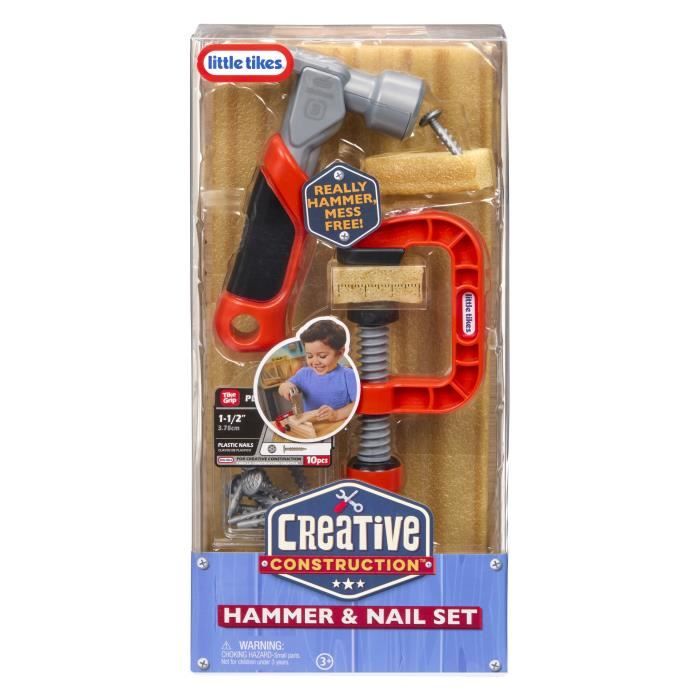 Creative Construction Hammer and Nail Set - vue 3