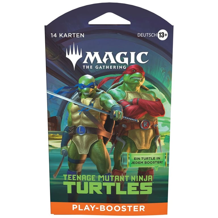 Cartes À Collectionner Magic The Gathering D51641010magic – Booster Sleeved Teenage Mutant Ninja Turtles - vue 2