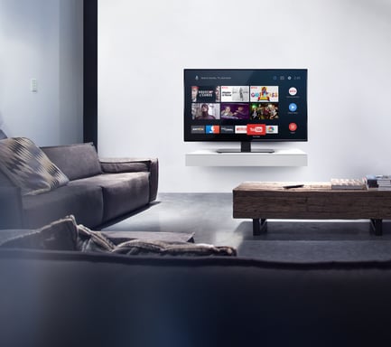 One For All Ultra Slim Line WM 2470 139,7 cm (55'') nero