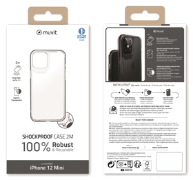 Muvit For Change Recycletek Renforcee 2M Transp: Iphone 12 Mini