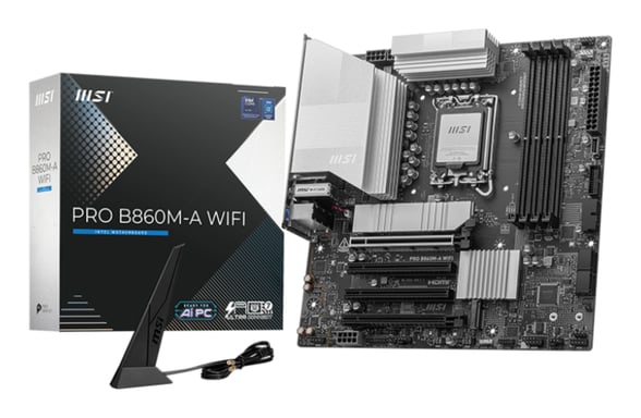 MSI PRO B860M-A Scheda madre WIFI Intel B860 LGA 1851 (Socket V1) micro ATX