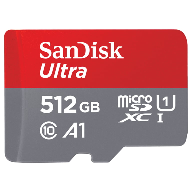 SanDisk Ultra MicroSDXC Classe 10 A1 UHS I + Adaptateur SD - vue 1