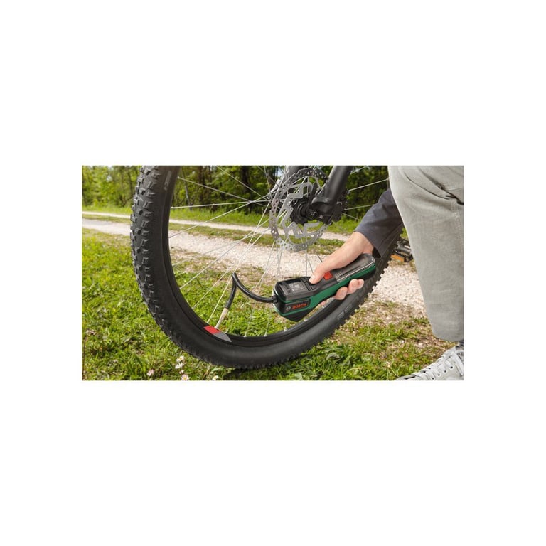 Pompe à air sans fil Bosch PNEO EasyPump pour pneus Presta jusqu'à 10 3 bar écran pression temps réel arrêt automatique Neuf - vue 2