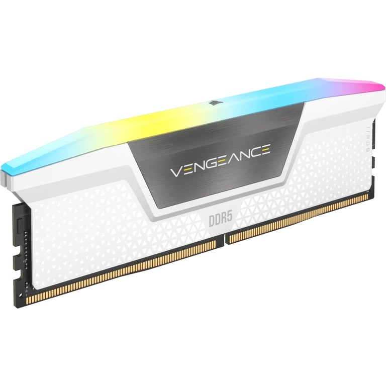 Corsair Vengeance RGB CMH64GX5M2B6000C30W module de mémoire 64 Go 2 x 32 Go DDR5 288-pin DIMM - Neuf