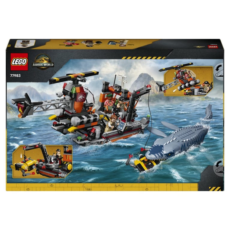 'attaque du bateau par le mosasaure - vue 8