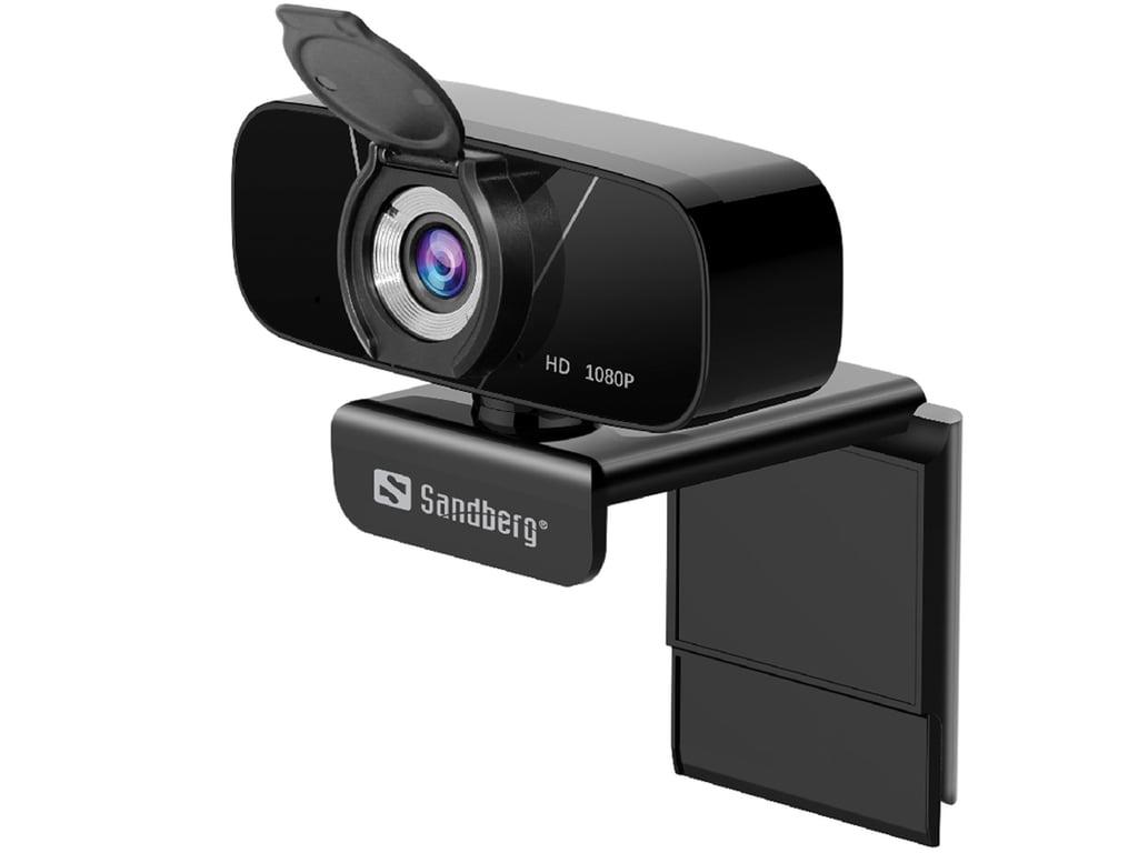 Webcam Sandberg 134-15 – Full HD 1080p, Microphone Intégré, USB 2.0