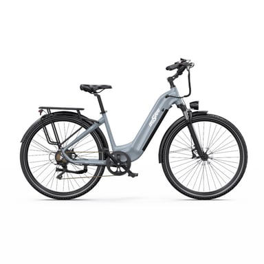 E-bike  ONESPORT OT05 PRO - Motor 250W Batería 36V22.5AH Neumáticos De 28 Pulgadas frenos de disco - Gris