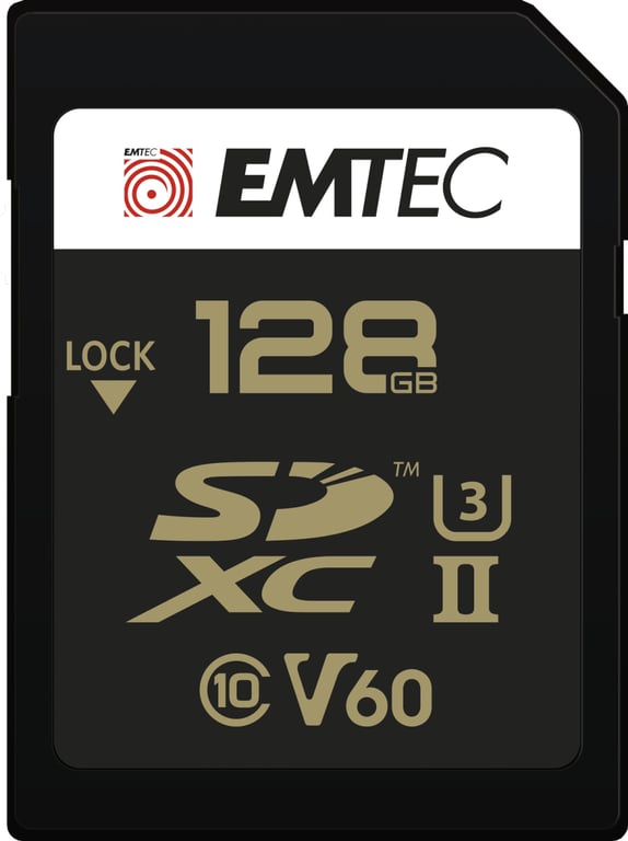 Emtec Ecmsd256guhs2v60 Mémoire Flash Sdxc Uhs ii Classe 2 - vue 3