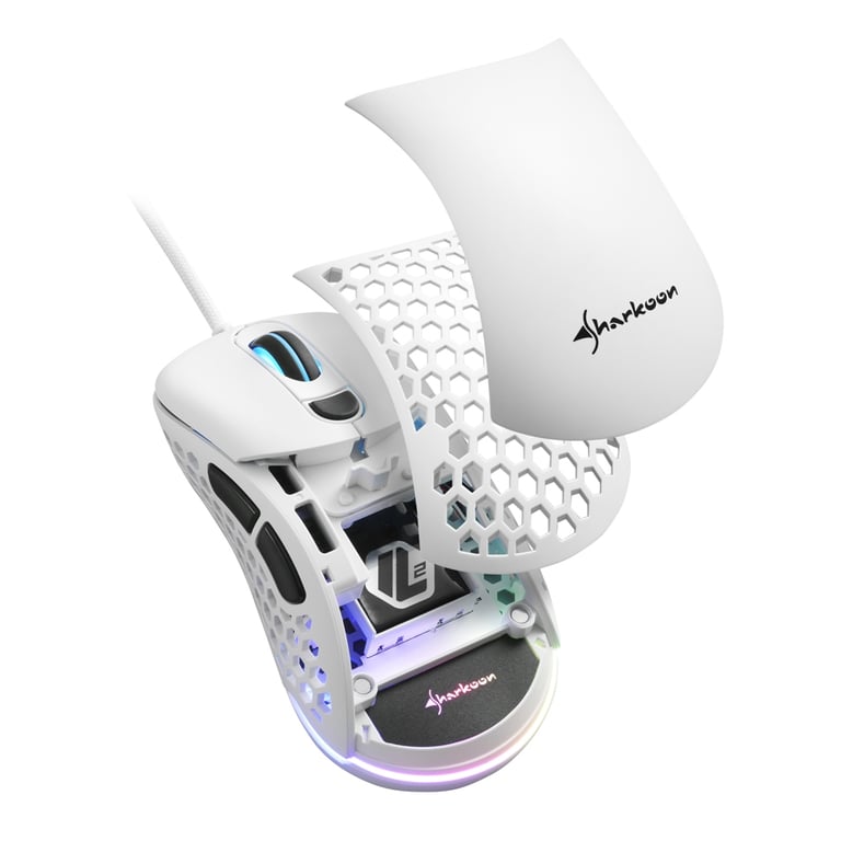 Souris Gaming Sharkoon Light² 200 – Ambidextre, USB Type-A, 16000 DPI - vue 3