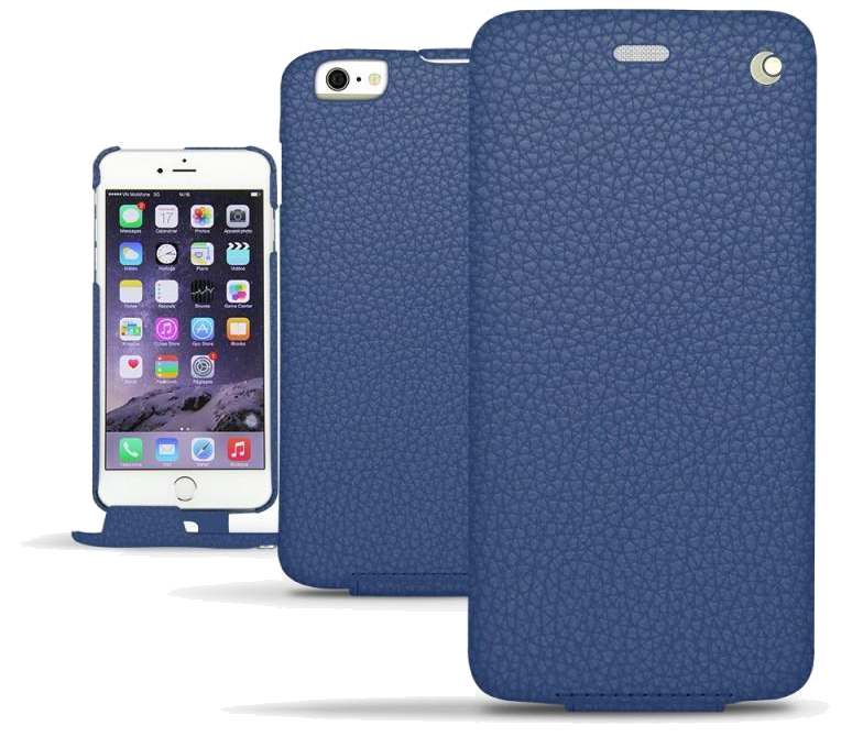 Housse cuir Apple iPhone 6 Plus - Rabat vertical - Indigo ( Pantone 303U ) - NOREVE