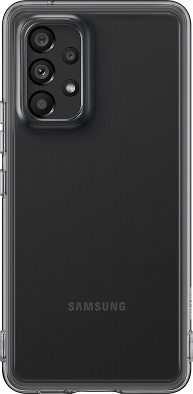 Coque Samsung G A53 5G souple Ultra fine Transparente Noire Samsung