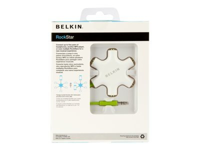 Belkin F8Z274BT séparateur audio Vert, Blanc
