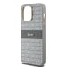 Custodia per iPhone 14 Pro Max Modello ripetuto Tonal Stripe con logo metallico