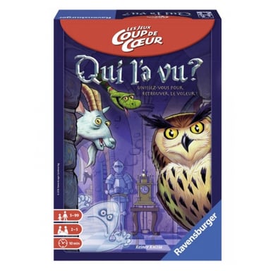 Jeu de société Qui l'a vu ? - Enquête magique pour enfants