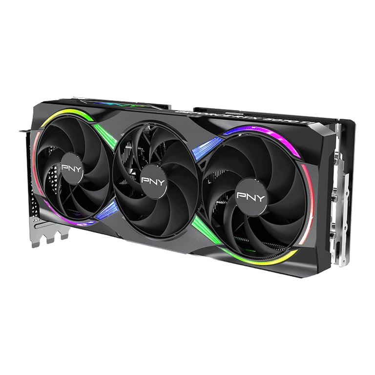 PNY GeForce RTX 5070 Ti Epic X RGB Overclocked Triple Fan Plus GeForce RTX 5070 Ti GDDR7 PCI Express - vue 3