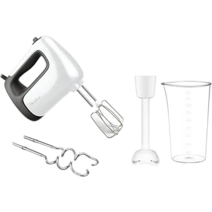 Mixeur à main Moulinex Prep'Mix+ 500W Blanc - Neuf