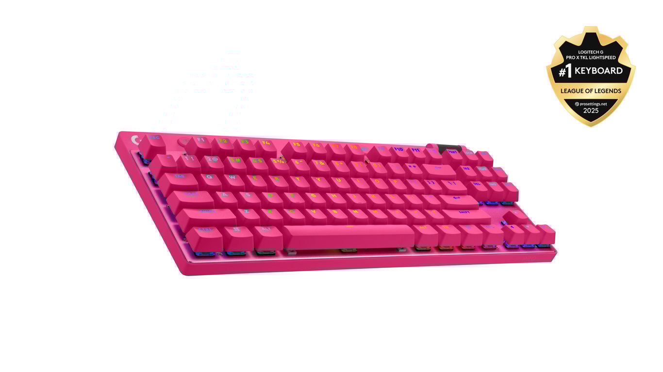 Clavier de jeu Logitech G PRO X TKL Mécanique Sans fil Rétroéclairé dynamique - vue 4
