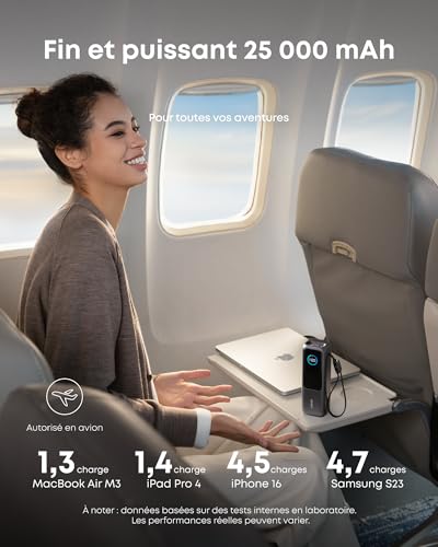 Anker A1695H11 banque d'alimentation électrique 25000 mAh Noir - Neuf