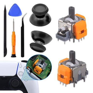 Kit de reemplazo de joystick con sensor Hall para controladores PS5   Modelo 2
