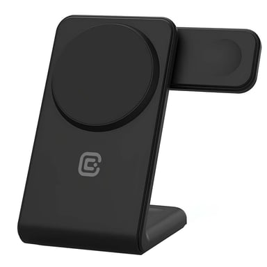 Chargeur Sans Fil 3-en-1 pour iPhone / Apple Watch / AirPods Modèle MagSpot Noir