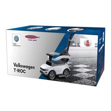 Véhicule Pousse-Pousse VW T-Roc 3en1 Rouge pour Enfants
