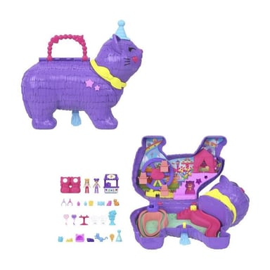 Polly Pocket - Set da festa per gattini - Con minifigure e accessori - Polly Pocket - JFT90