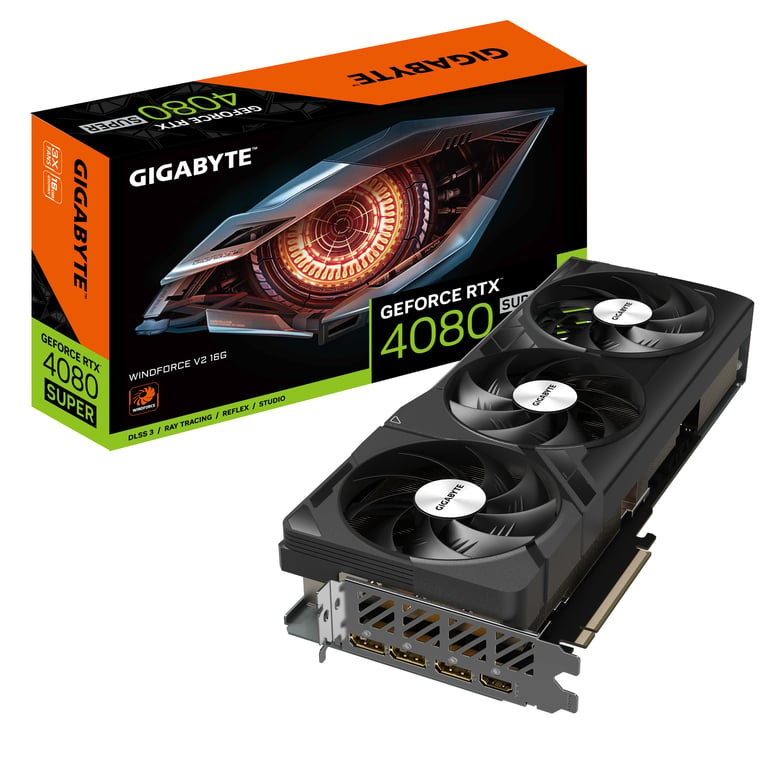 Gigabyte GeForce RTX 4080 SUPER WINDFORCE V2 16G NVIDIA 16 Go GDDR6X - Neuf