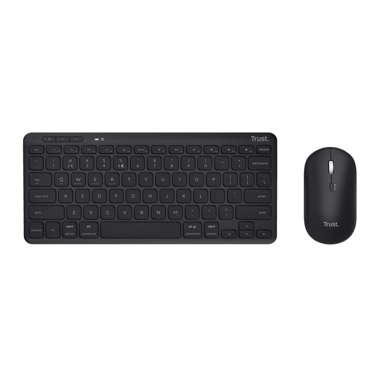 TRUST Modèle du produit : Lyra clavier incluse RF sans fil + Bluetooth AZERTY Français Neuf - vue 3