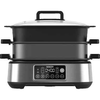 Olla de cocción y grill multifuncional Sencor 6 litros negro
