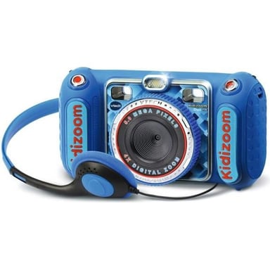 Appareil photo numérique pour enfants Kidizoom Duo DX bleu avec filtres dynamiques et jeux en réalité augmentée - 3 à 12 ans