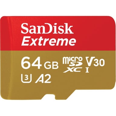 SanDisk Extreme microSDXC UHS-I 64 GB Clase 10