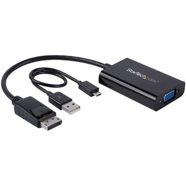 StarTech.com Adattatore video da DisplayPort a VGA con audio - M/F - 1920x1200 / 1080p - Nero