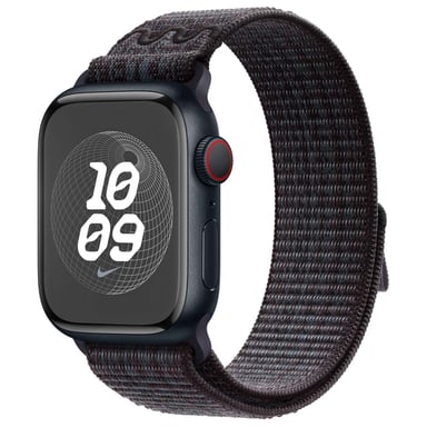 Nike Sport Loop bracelet pour Apple Watch Series 1 á 9 / SE (38/40/41 mm) | Series 10 (42 mm) - Black/Blue