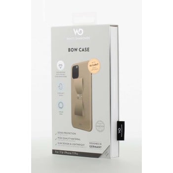 Funda protectora ''Bow'' para iPhone 11 Pro, dorada