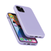 Funda antigolpes de gel de silicona suave para Apple iPhone 12/12 Pro, Violeta lila