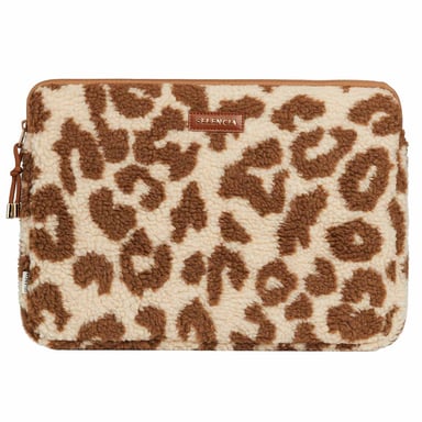 Selencia Pochette ordinateur Teddy 15-16 pouces - Vanilla Leopard