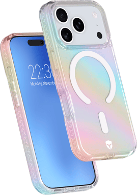 Coque renforcée MagSafe iPhone 17 Pro AIR 3m Transparente Holographique + Garantie à vie Force Case