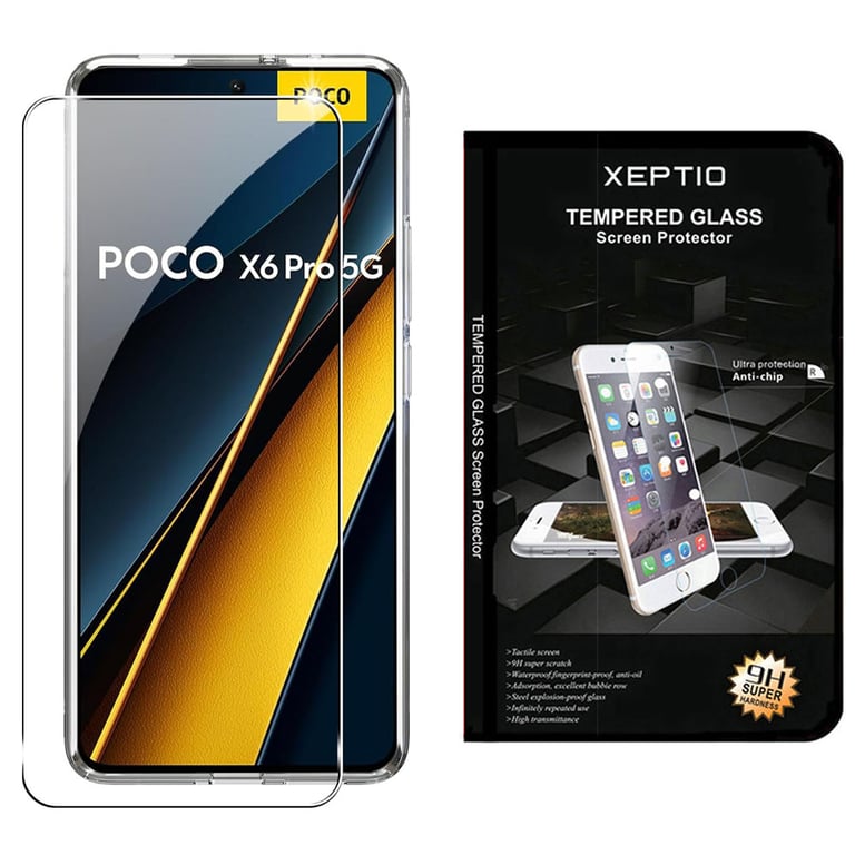 Xiaomi Poco X6 Pro 5G verre trempé vitre protection écran - Neuf