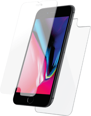Pellicola protettiva per Apple iPhone 8 Plus anteriore/posteriore in vetro temperato