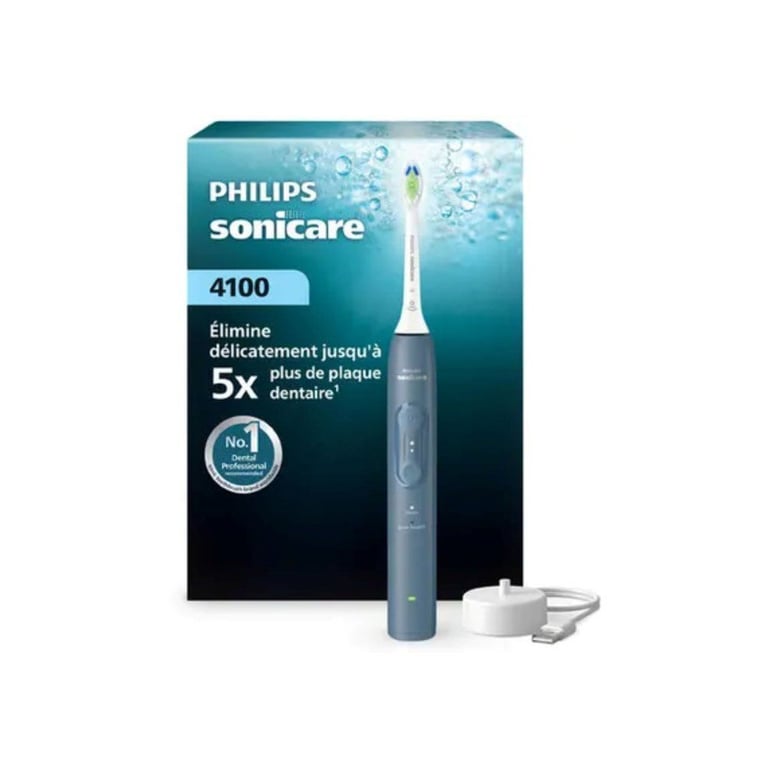 Brosse à Dents Sonique Philips Sonicare 4100 HX404148 2 Modes Capteur Pression Minuteur - vue 2