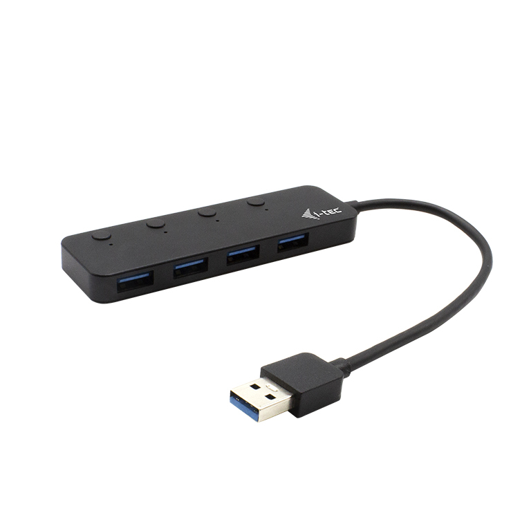 i-tec USB 3.0 Metal HUB 4 Port with individual On/Off Switches - Neuf