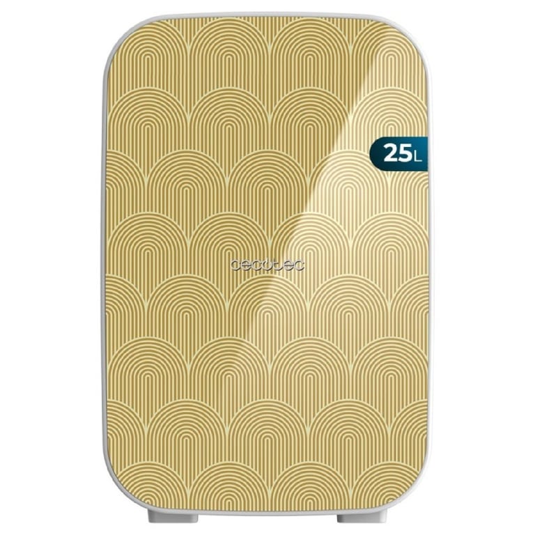 Cecotec Mini Frigo De 25 L Bolero Minicooling 25l Bahamas Pat 2, 12v-220v, Compatible Voitures Et Caravanes, Fonction Jaune - vue 3