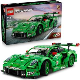 Set LEGO Technic Porsche 911 GT3 R 42224 1 313 pièces Voiture de course Vert - Neuf