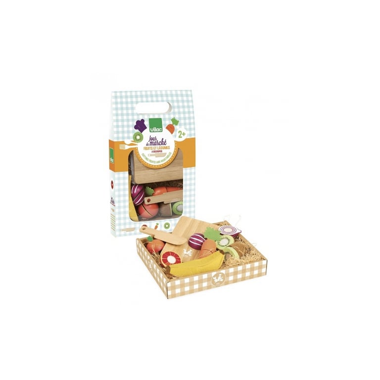 Fruits et Légumes à Découper pour Enfants - Jour de Marche Vilac - Neuf