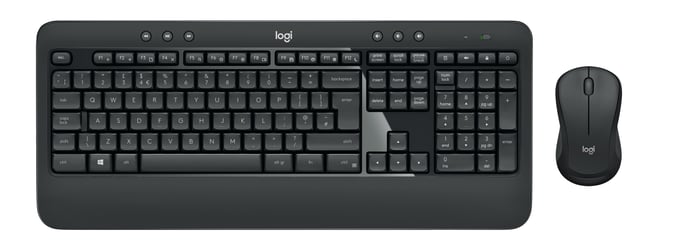 Logitech 920-008679 clavier Souris incluse Universel RF sans fil QWERTY Italien Noir, Blanc - Neuf